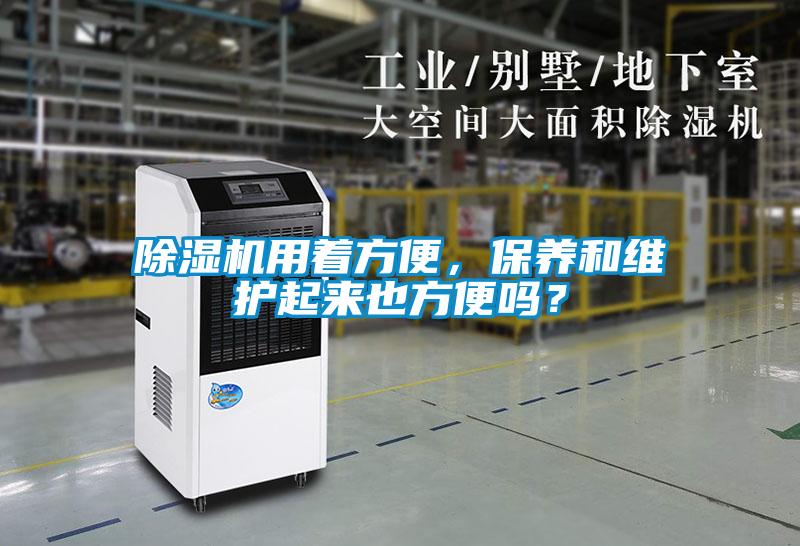 除湿机用着方便，保养和维护起来也方便吗？