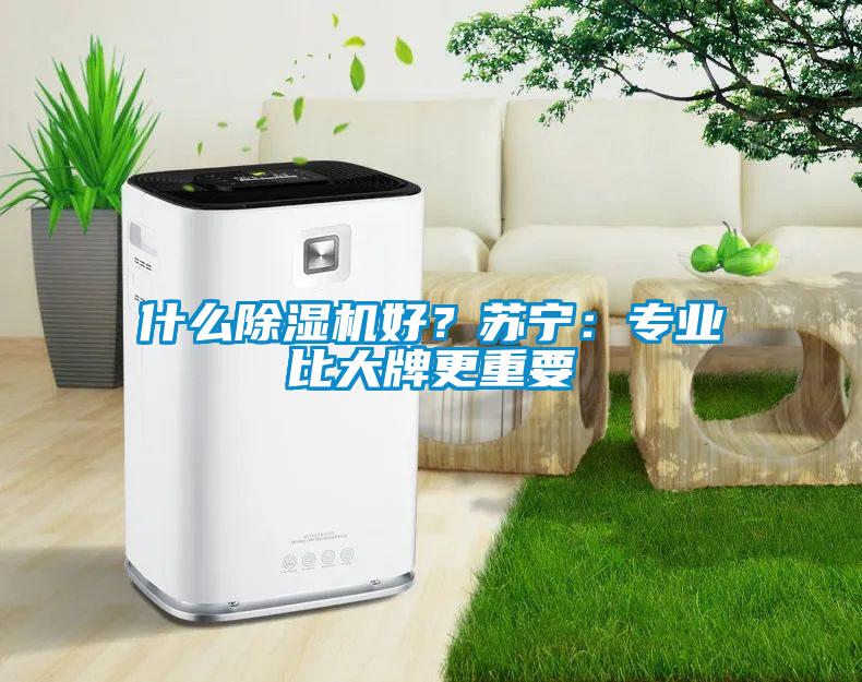 什么除濕機好？蘇寧：專業(yè)比大牌更重要