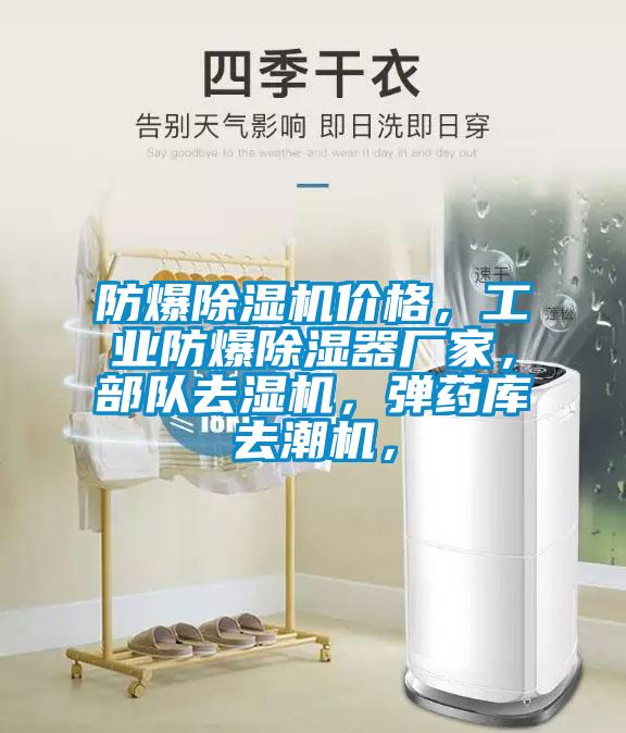 防爆除湿机价格，工业防爆除湿器厂家，部队去湿机，弹药库去潮机，