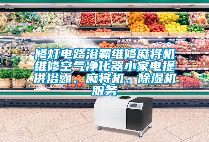 修灯电路浴霸维修麻将机维修空气净化器小家电提供浴霸、麻将机、除湿机服务