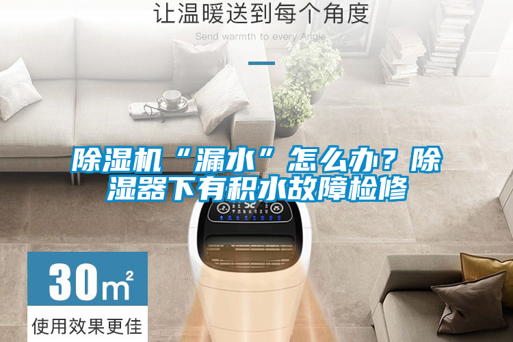 除湿机“漏水”怎么办？除湿器下有积水故障检修