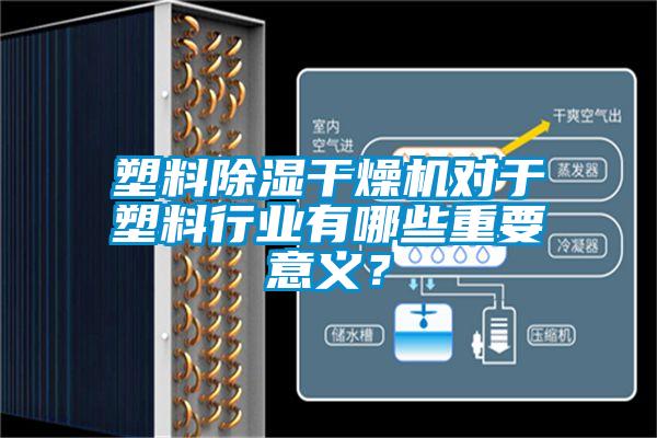 塑料除湿干燥机对于塑料行业有哪些重要意义？