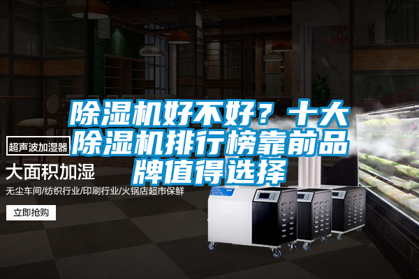 除湿机好不好？十大除湿机排行榜靠前品牌值得选择