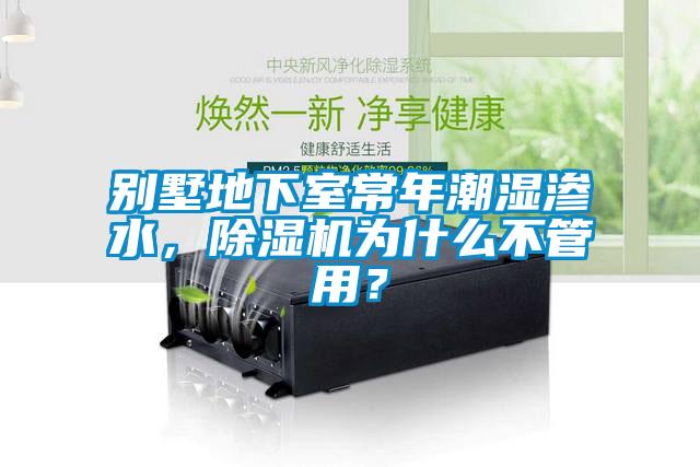别墅地下室常年潮湿渗水，除湿机为什么不管用？