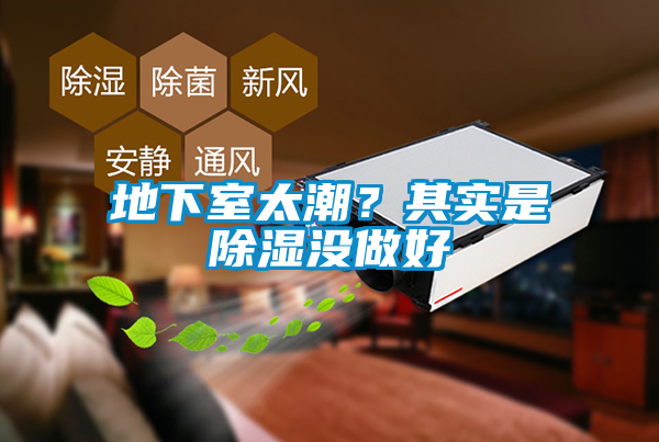 地下室太潮？其实是除湿没做好