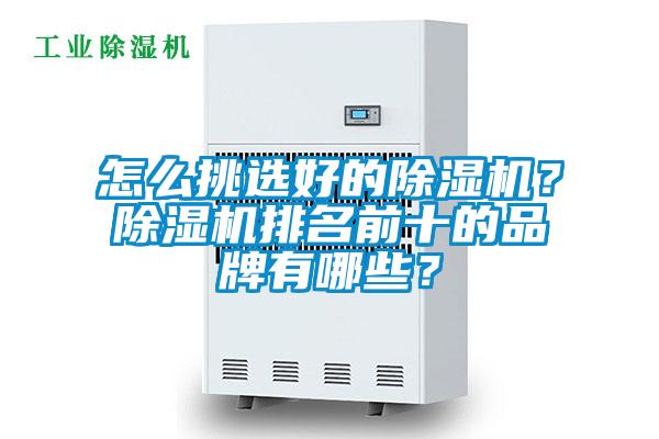 怎么挑选好的除湿机？除湿机排名前十的品牌有哪些？