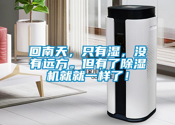 回南天，只有湿，没有远方。但有了除湿机就就一样了！