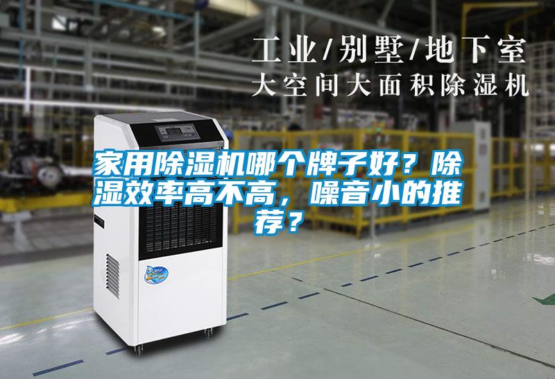 家用除湿机哪个牌子好？除湿效率高不高，噪音小的推荐？