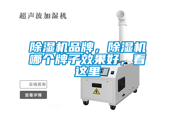 除湿机品牌，除湿机哪个牌子效果好，看这里