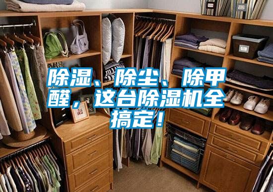 除湿、除尘、除甲醛，这台除湿机全搞定！