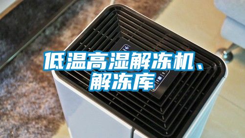 低温高湿解冻机、解冻库