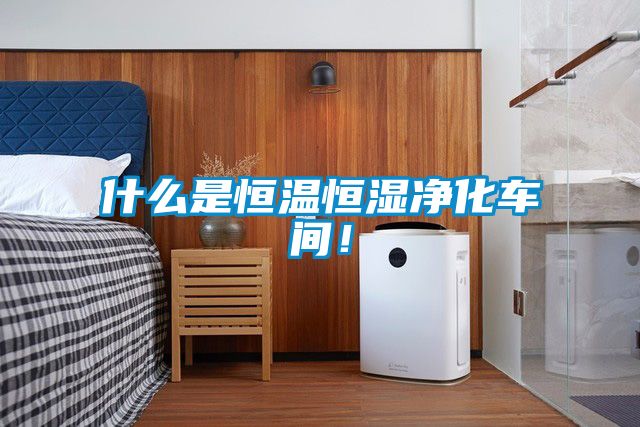 什么是恒温恒湿净化车间！