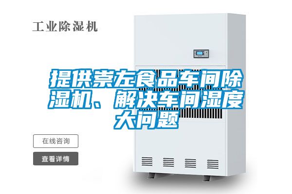 提供崇左食品车间除湿机、解决车间湿度大问题