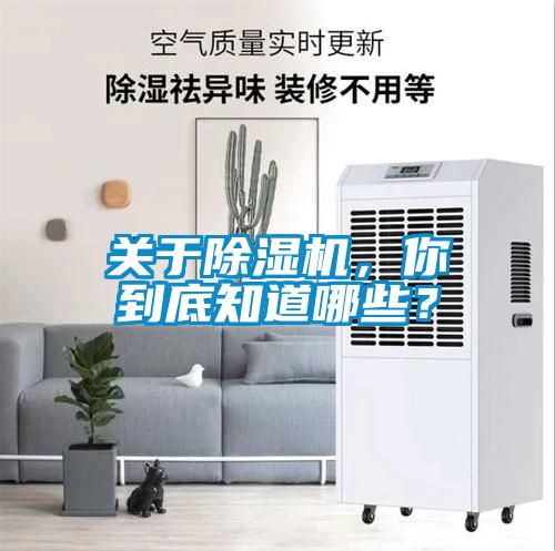 关于除湿机，你到底知道哪些？