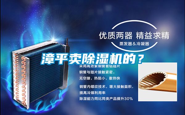 漳平卖除湿机的？