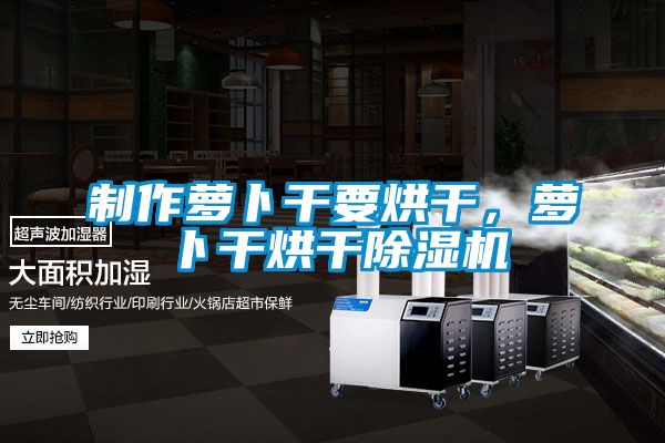制作萝卜干要烘干，萝卜干烘干除湿机