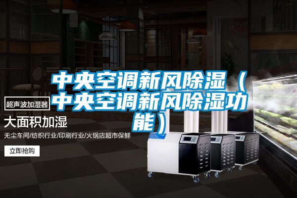 中央空调新风除湿（中央空调新风除湿功能）