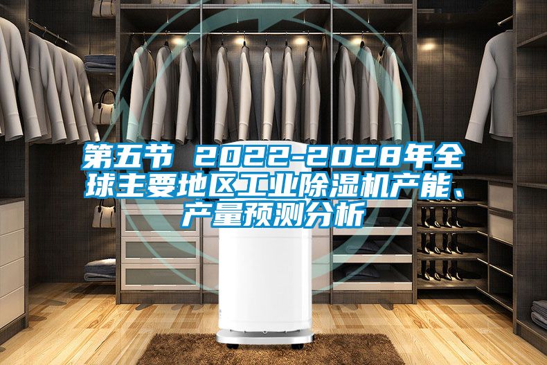 第五节 2022-2028年全球主要地区工业除湿机产能、产量预测分析