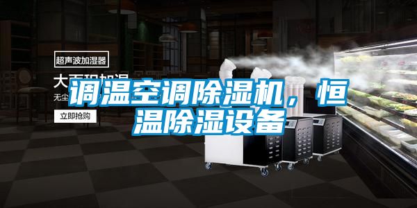调温空调除湿机，恒温除湿设备