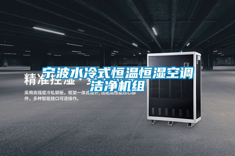 宁波水冷式恒温恒湿空调洁净机组