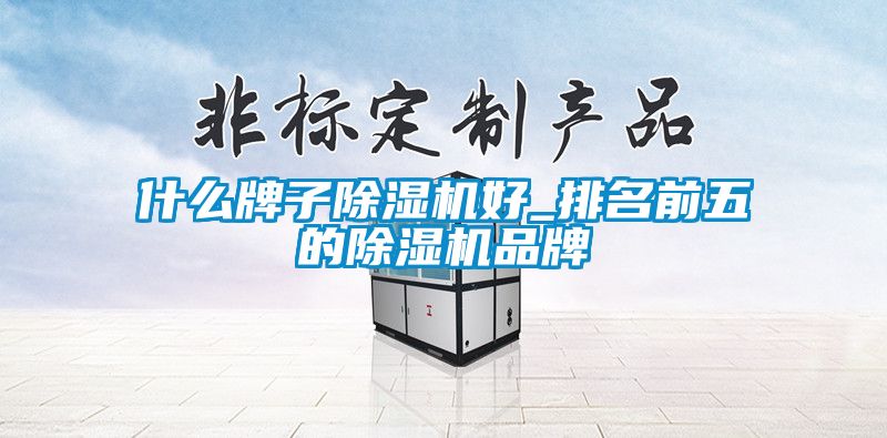什么牌子除湿机好_排名前五的除湿机品牌