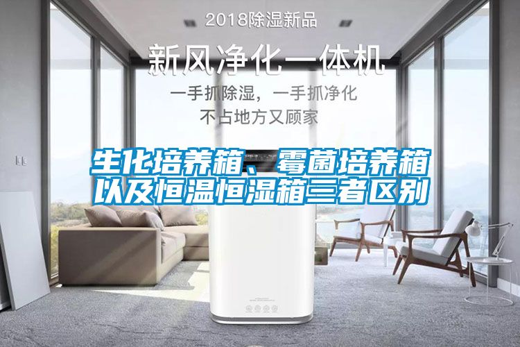 生化培养箱、霉菌培养箱以及恒温恒湿箱三者区别