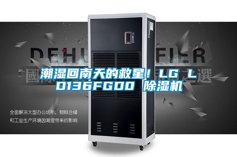 潮湿回南天的救星！LG LD136FGD0 除湿机