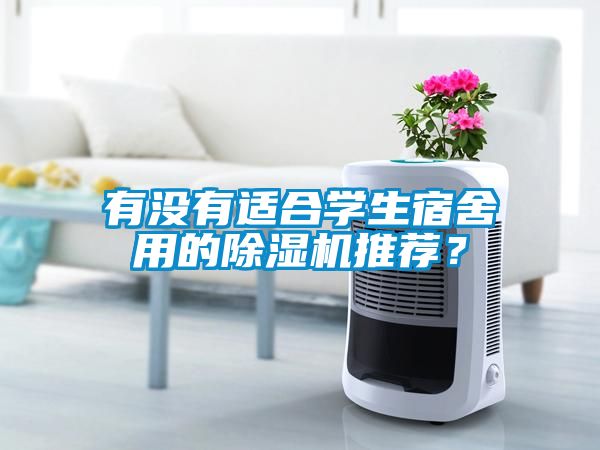 有没有适合学生宿舍用的除湿机推荐？