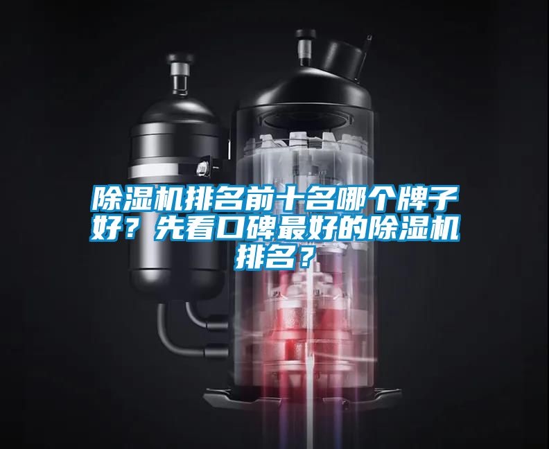 除湿机排名前十名哪个牌子好？先看口碑最好的除湿机排名？