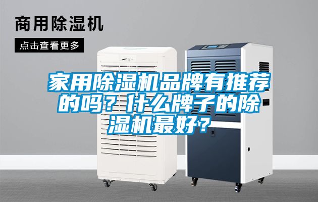家用除湿机品牌有推荐的吗？什么牌子的除湿机最好？