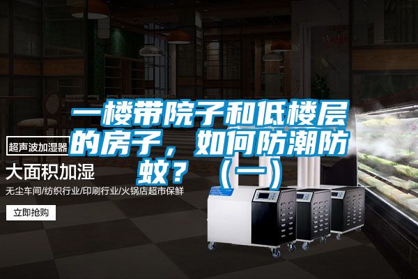 一楼带院子和低楼层的房子，如何防潮防蚊？（一）