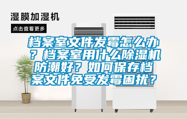档案室文件发霉怎么办？档案室用什么除湿机防潮好？如何保存档案文件免受发霉困扰？