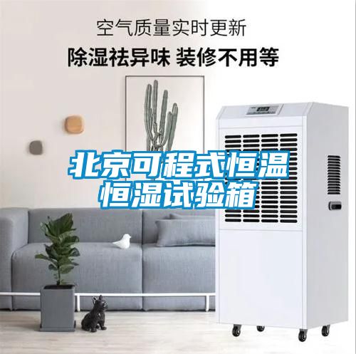 北京可程式恒温恒湿试验箱