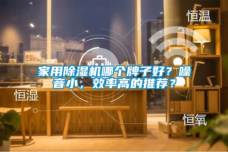 家用除湿机哪个牌子好？噪音小，效率高的推荐？